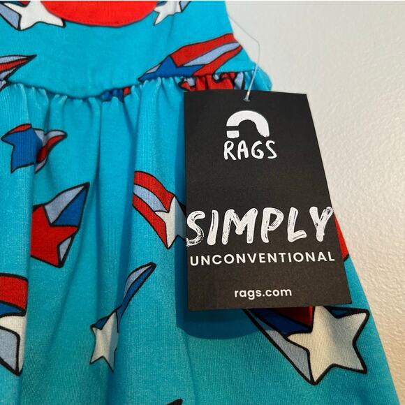 NWT Rags Shooting Stars Patriotic Tiered Dress – 2T - Picture 8 of 8
